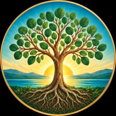 The Philogaia logo: a tree of life with visible roots